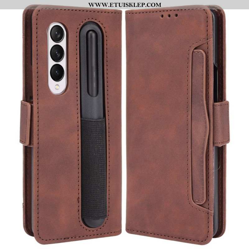 Etui Folio do Samsung Galaxy Z Fold 4 Szpieguj Z Pen Storage